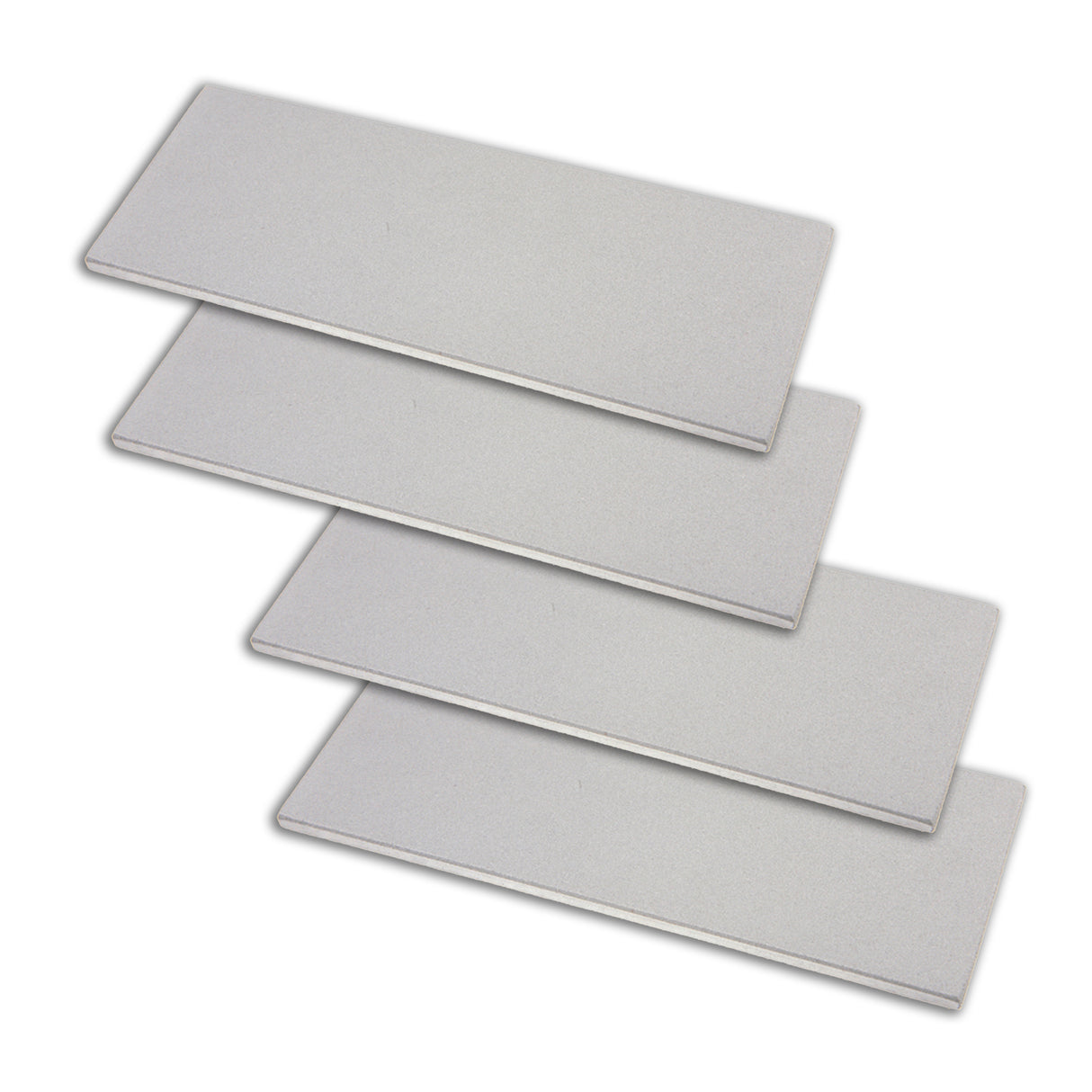 Set of 4 Eze-Lap 3" x "8 Diamond Stones 