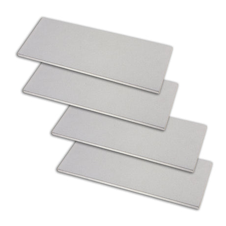 Set of 4 Eze-Lap 3" x "8 Diamond Stones 