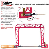 Knew Concepts Woodworker's Aluminum Coping Saw