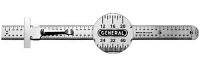 463015: General Flexible Precision Rule - 6" x 1/2" wide