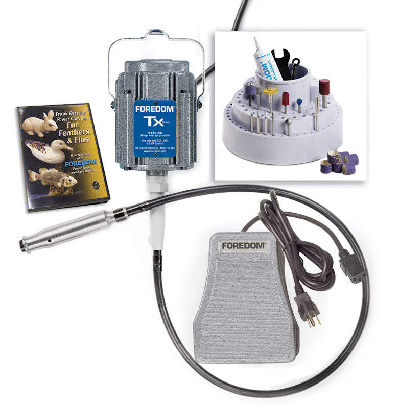5400 Foredom TX Woodcarving Kit