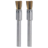 Dremel 1/8 inch Brass Wire Brush - Pack of 2