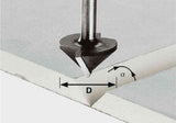Festool 32mm 90 deg. V-Groove Bit - 8mm shank