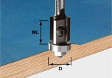 Festool 19mm Insert Flush Trim Router Bit - 8mm shank