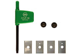 Festool Carbide Inserts for Router Bits - Pack of 4 - 12mm x 12mm x 1.5mm