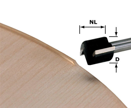 Festool 19mm Trim Router Bit - 8mm shank