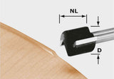 Festool 19mm Trim Router Bit - 8mm shank