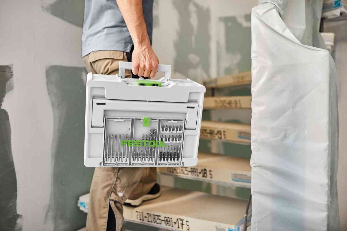 Festool SYS3 DF M Systainer Case with Lid Compartment – Highland