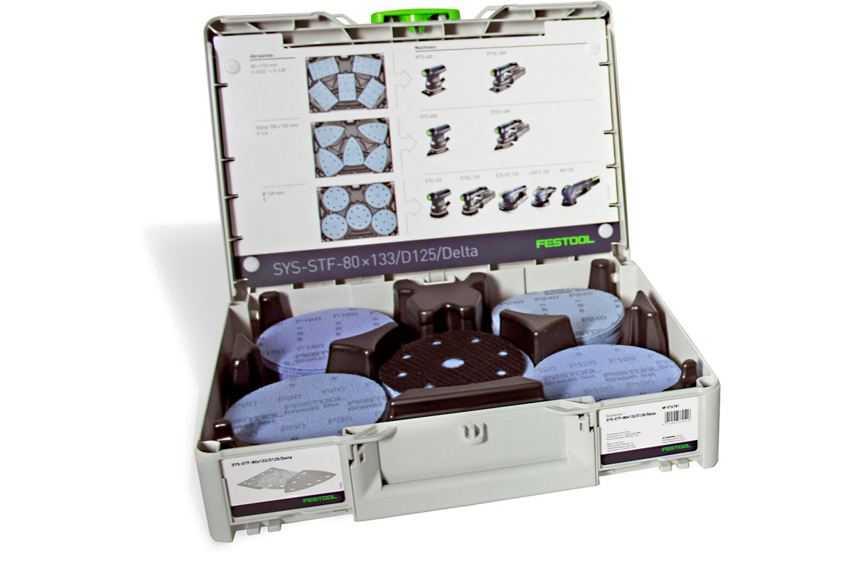 723487: Festool SYS3 Abrasives Organizer - SYS-STF-80x133/D125/Delta