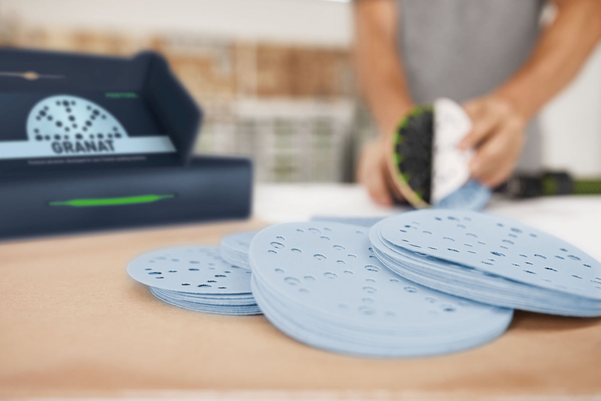 Festool Granat 150mm Sanding Disc Starter Set - Pack of 60