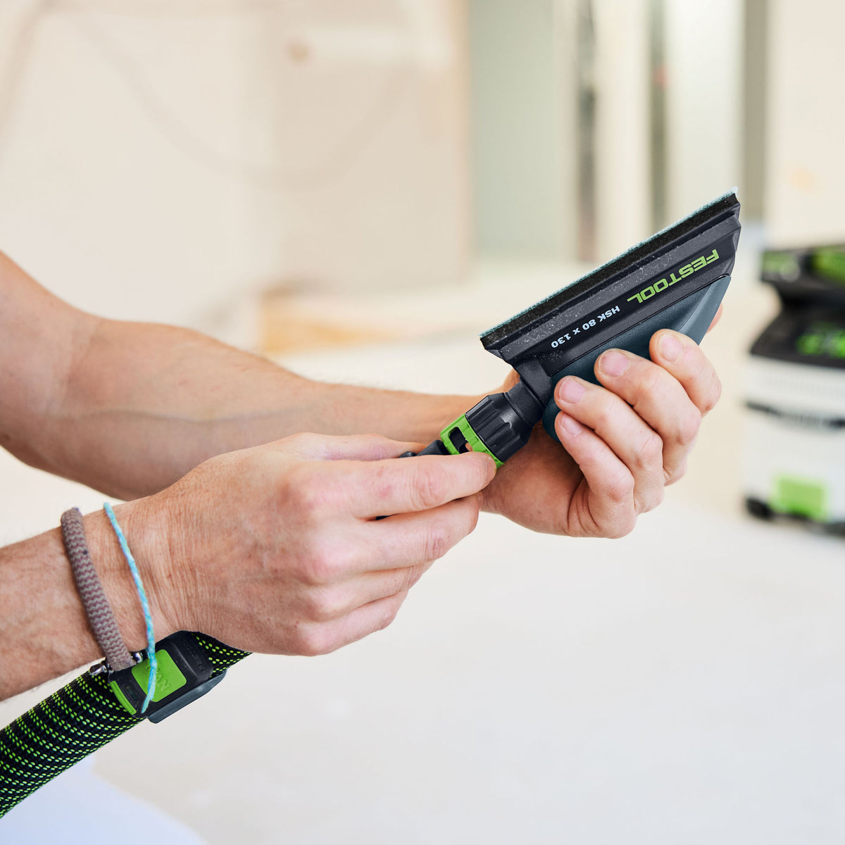 Festool HSK-A 80mm x 130mm Hand Sanding Block with Dust Collection