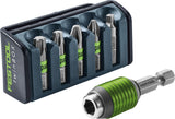 Festool Set of Five Impact Driver Bits with Locking Bit Holder