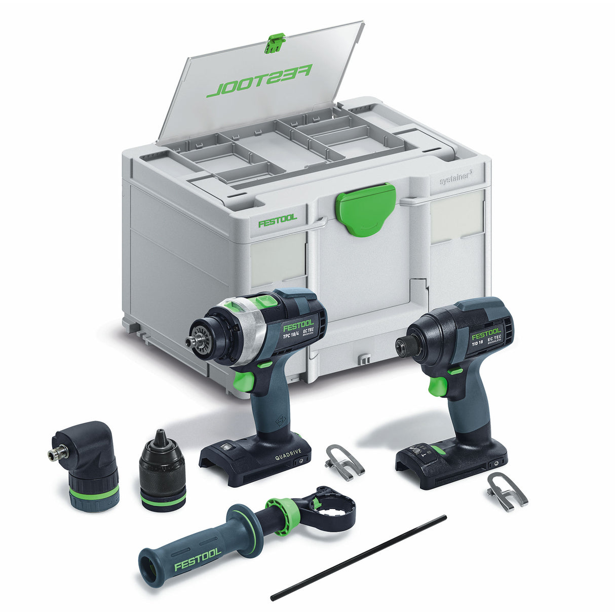 Festool Basic Cordless Combo Set - TID 18 + TPC 18/4