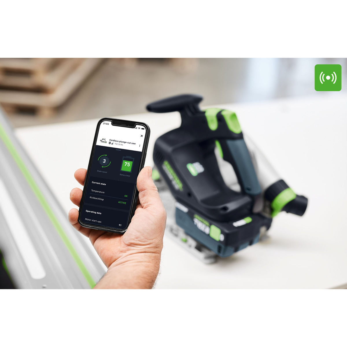 Festool TSC 55 KSEB-Basic Cordless Track Saw
