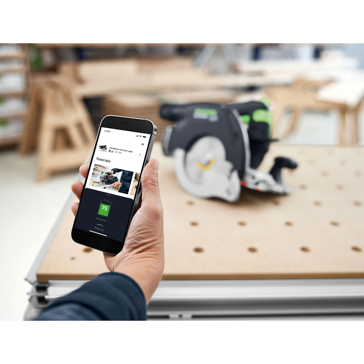 Festool HKC 55 KEB-F Cordless Carpentry Saw