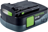 Festool 12v 2.5Ah Li-Ion Battery Pack