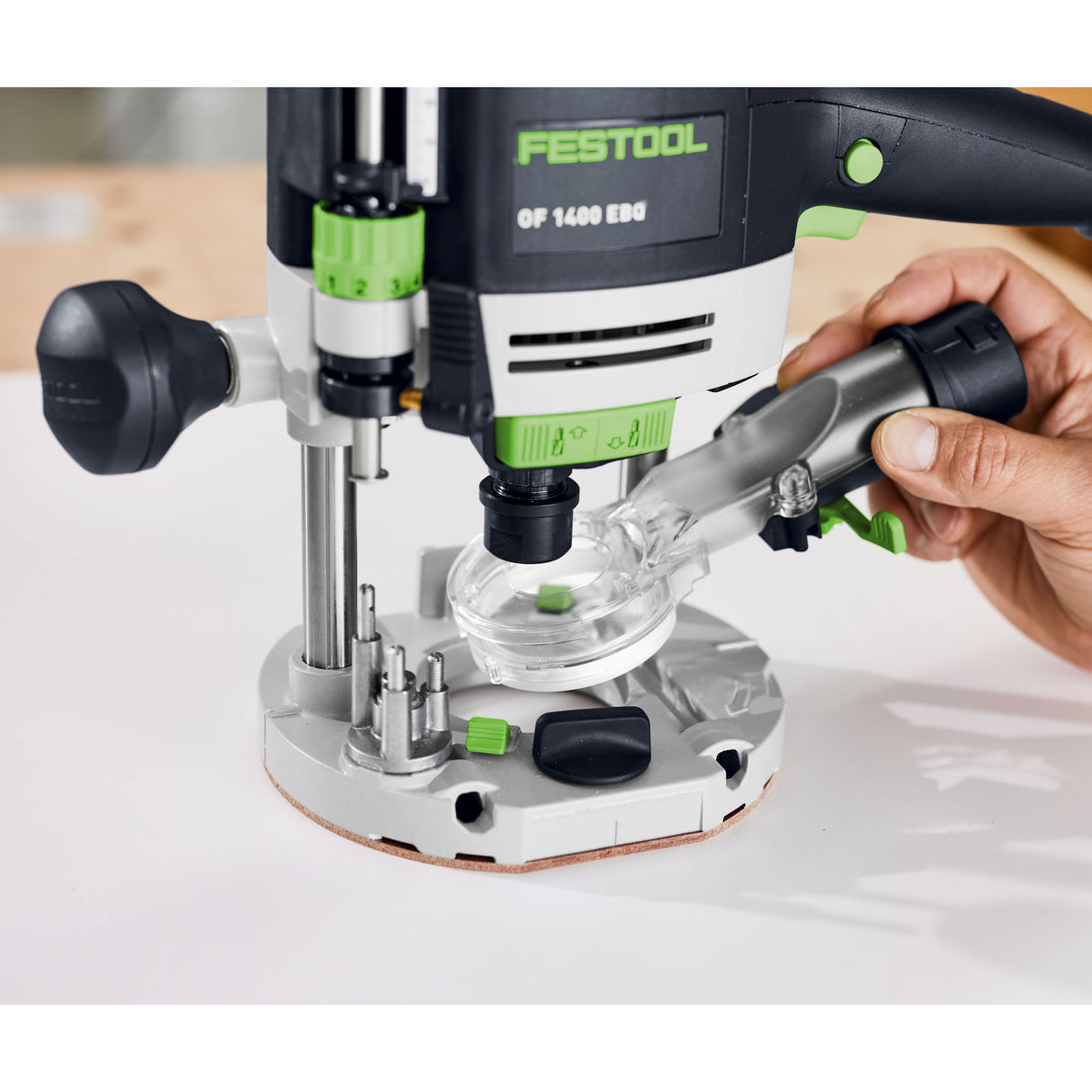 Festool Dust Extraction Hood + Light Module for OF 1400 Router