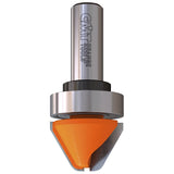 CMT 60 Degree Lettering Router Bit with Bearing - 1/2 shank