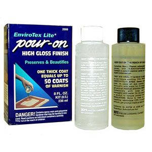 165251: Envirotex Lite Table and Bar Top Epoxy Resin Finish