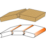 CMT 1/8 inch Radius Flute & Bead Router Bit Set