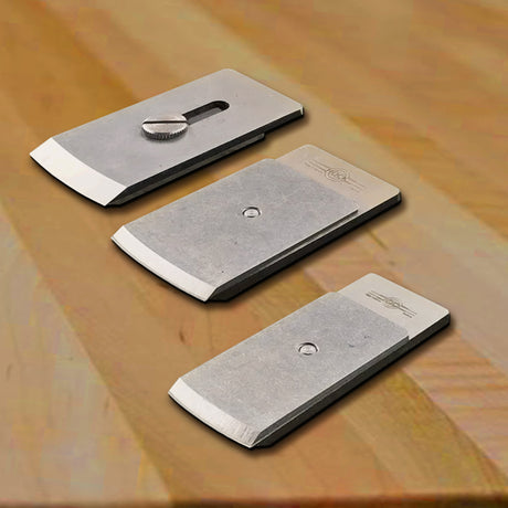 Hock Plane Iron with Chipbreaker for Wooden Planes