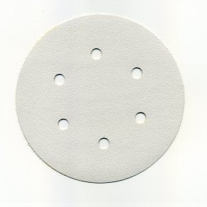 Indasa RhynoGrip White Line Hook & Loop Sanding Discs - 6 inch 6-Hole - Pack of 50