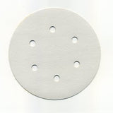 Indasa RhynoGrip White Line Hook & Loop Sanding Discs - 6 inch 6-Hole - Pack of 50