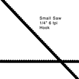 1/4 inch 6 TPI Bandsaw Blades for Small Bandsaws