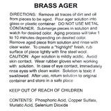 Brass Darkening Solution