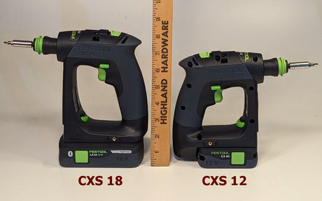 Festool CXS 18 and TXS 18 Li-Ion Cordless Drills