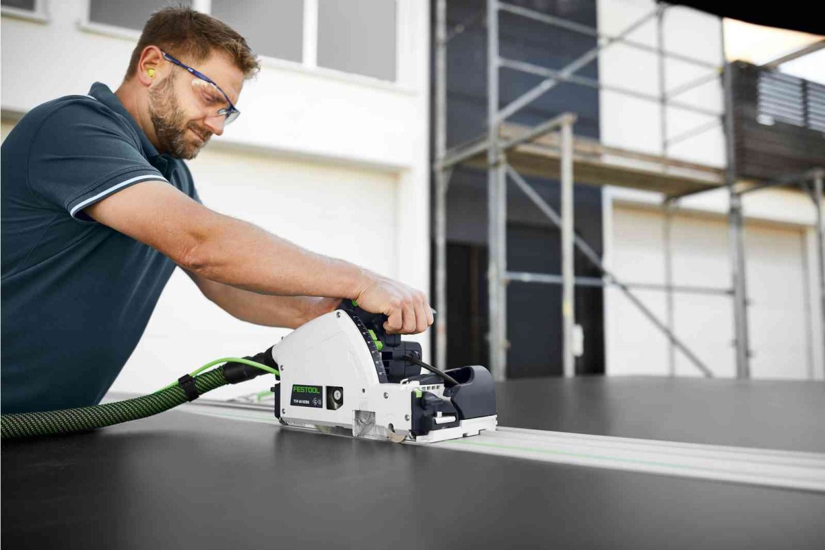 Festool TSV 60 KEB-F-Plus Plunge Cut Track Saw with Scoring Blade