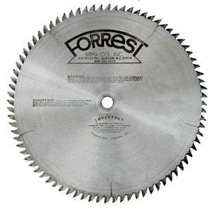 456011: Forrest Woodworker I: 10" x 60 Tooth - 3/32" Thin Kerf