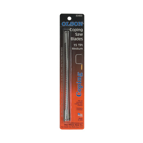 Olson Coping Saw Blades pack of 4