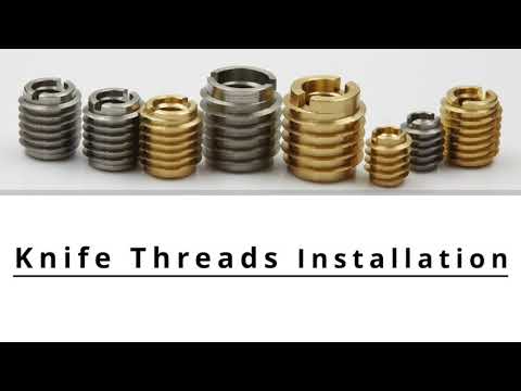 Brass Threaded Inserts for Wood
