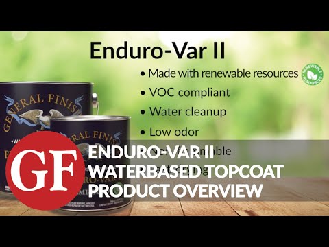 General Finishes Enduro-Var II Urethane Varnish