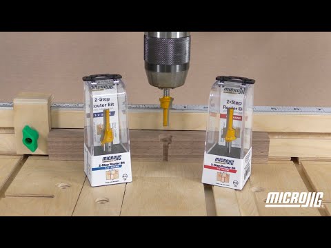 Micro Jig ZeroPlay 2-Step Plunge Router Bit