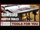 SawStop In-Line Router Table Attachment for Table Saws