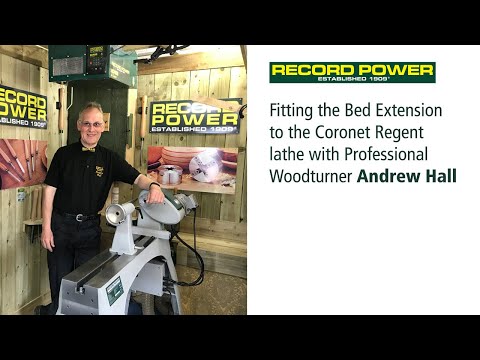 Record Power Bed Extension for Envoy & Regent Lathes