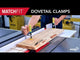 Micro Jig MatchFit Dovetail Clamp - Pack of 2