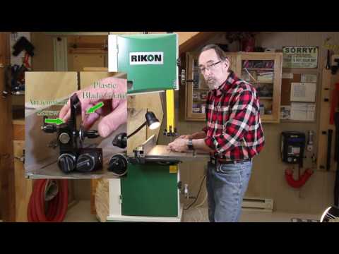 Tool-less Blade Guide Upgrade Kit for Rikon 10-324 & 10-325 Bandsaws