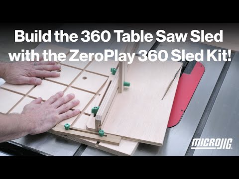 Micro Jig ZeroPlay 360 Sled Kit - 750 Series
