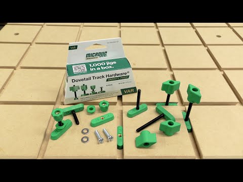 Micro Jig MatchFit 2.0 Dovetail Track Hardware Set