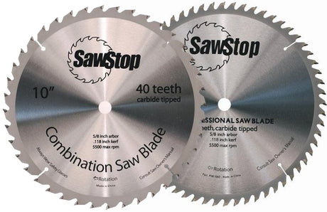 SawStop Standard Series 10 inch Saw Blade