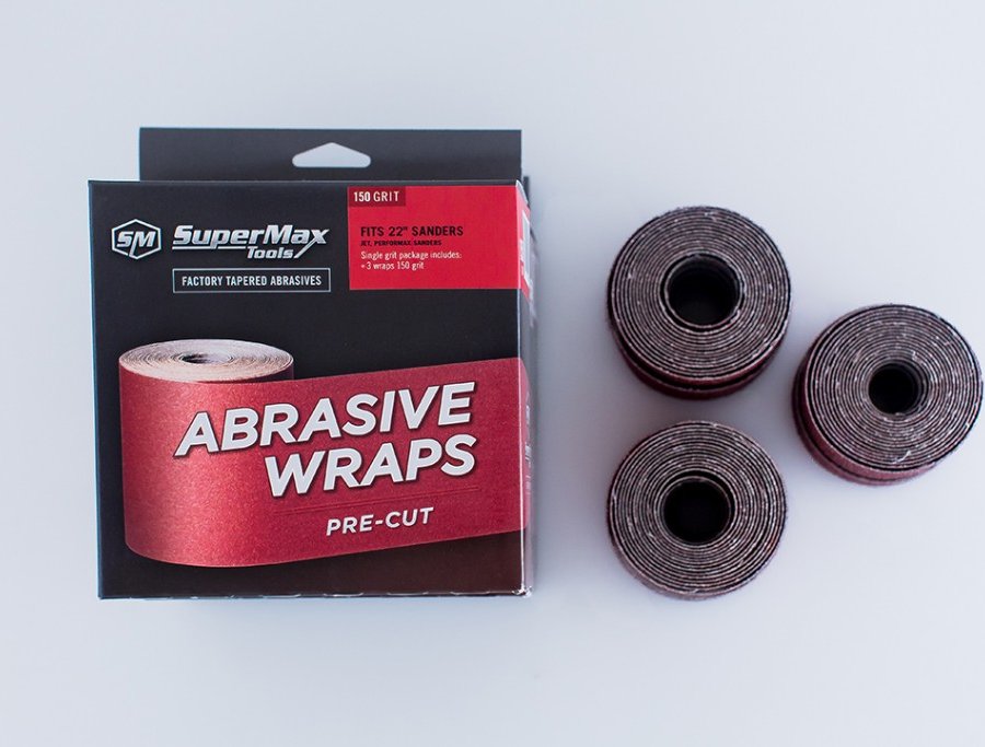 380163: SuperMax Pre-Cut Abrasives for Drum Sanders