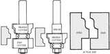 Whiteside Ogee Reversible Window Sash Router Bit