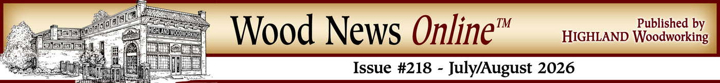 Image banner for Wood News # 218, July/August
